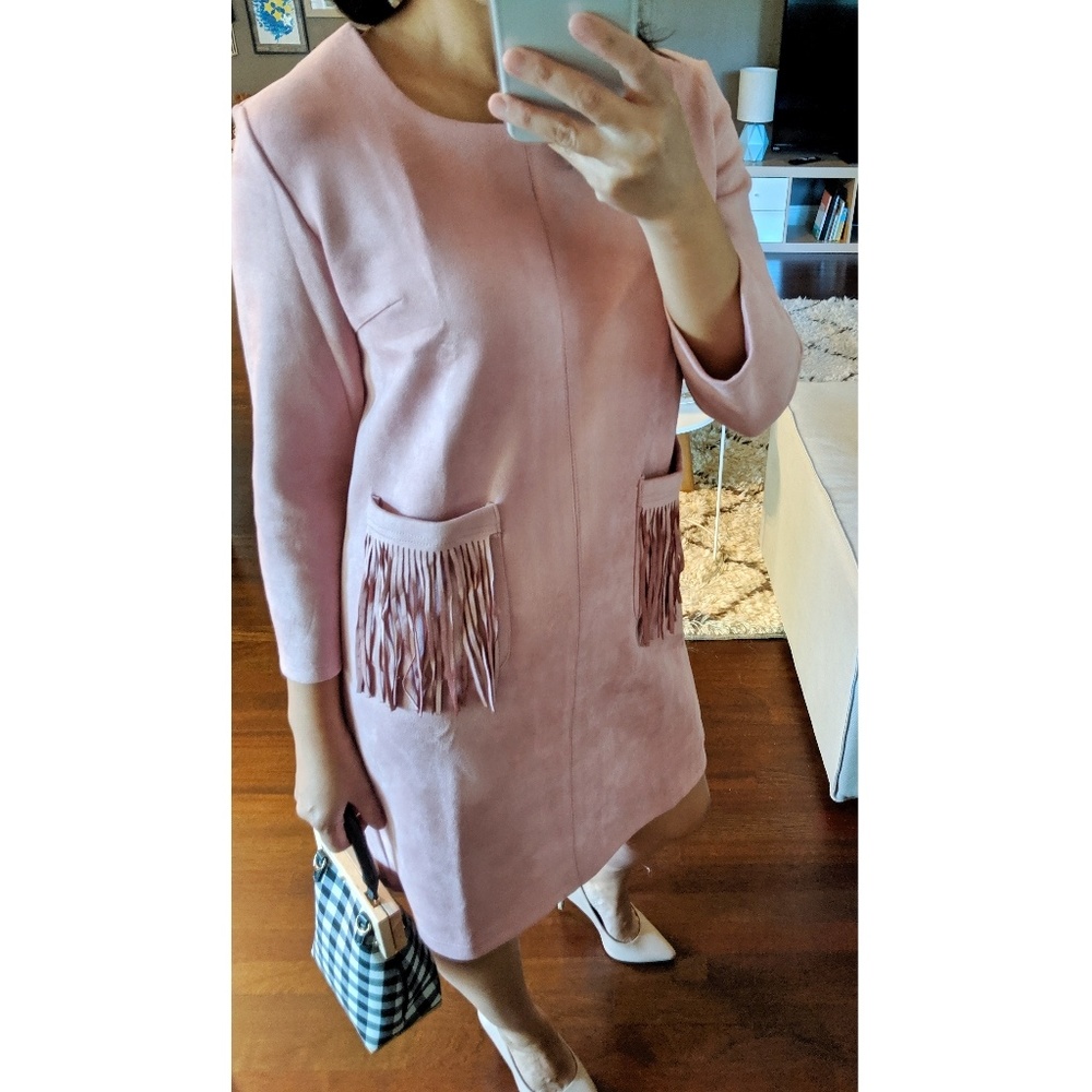 Fringe Suede Dress - Picture 2 of 5